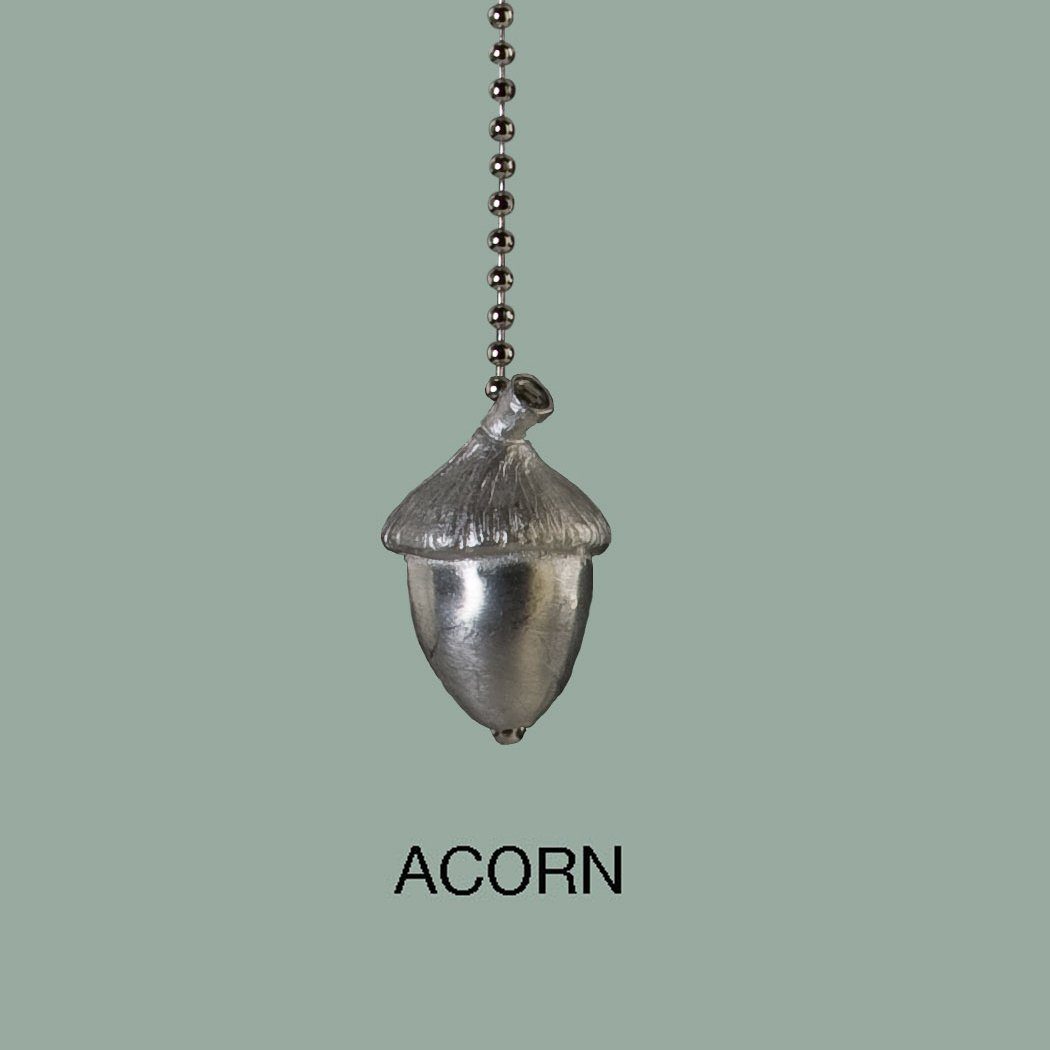 Janna Ugone &amp; Co Pull Chain Acorn Pewter Pull Chain