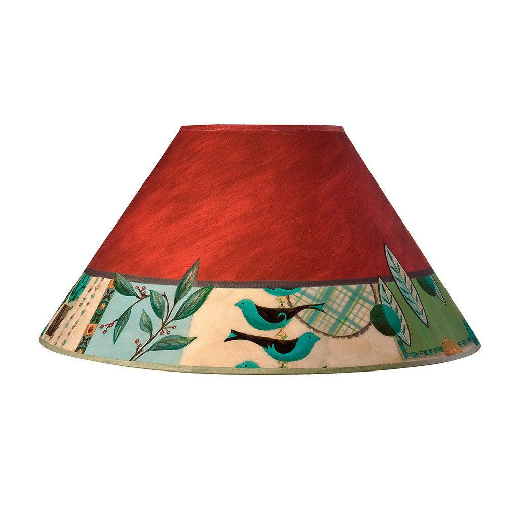 Janna Ugone & Co Lamp Shades Large Conical Lamp Shade in New Capri