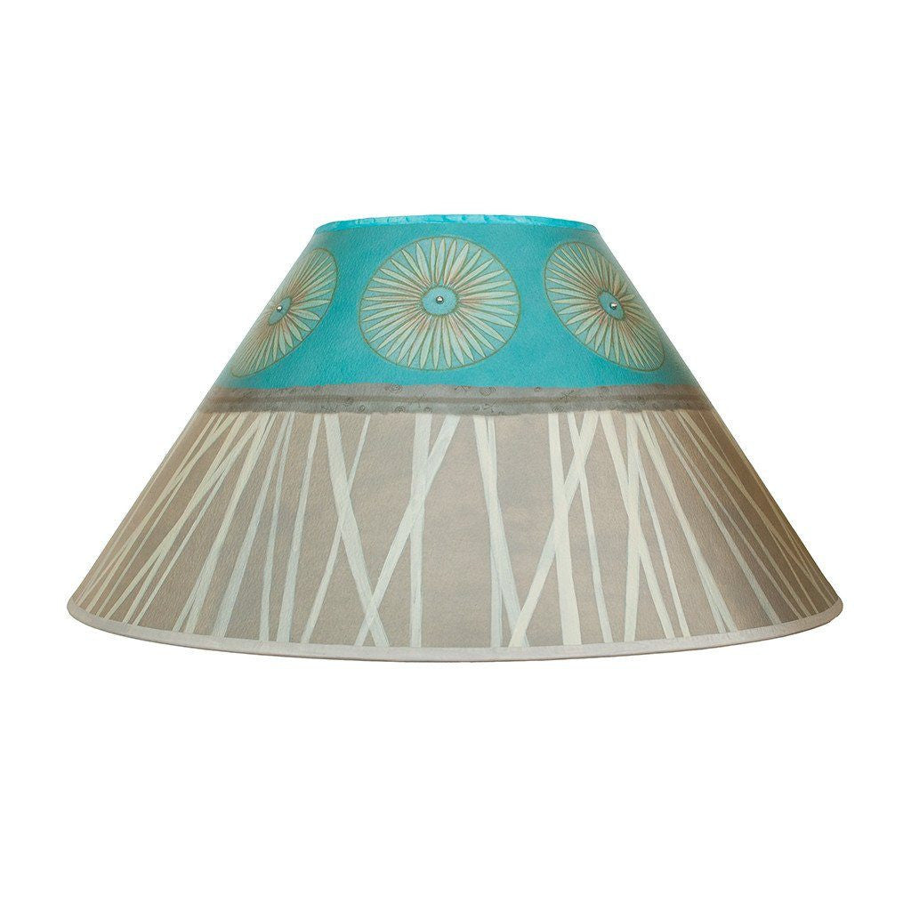 Janna Ugone & Co Lamp Shades Large Conical Lamp Shade in Pool