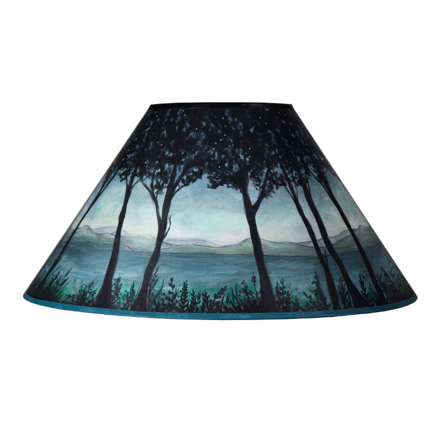 Janna Ugone & Co Lamp Shades Large Conical Lamp Shade in Twilight