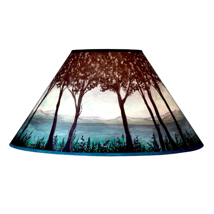 Janna Ugone & Co Lamp Shades Large Conical Lamp Shade in Twilight