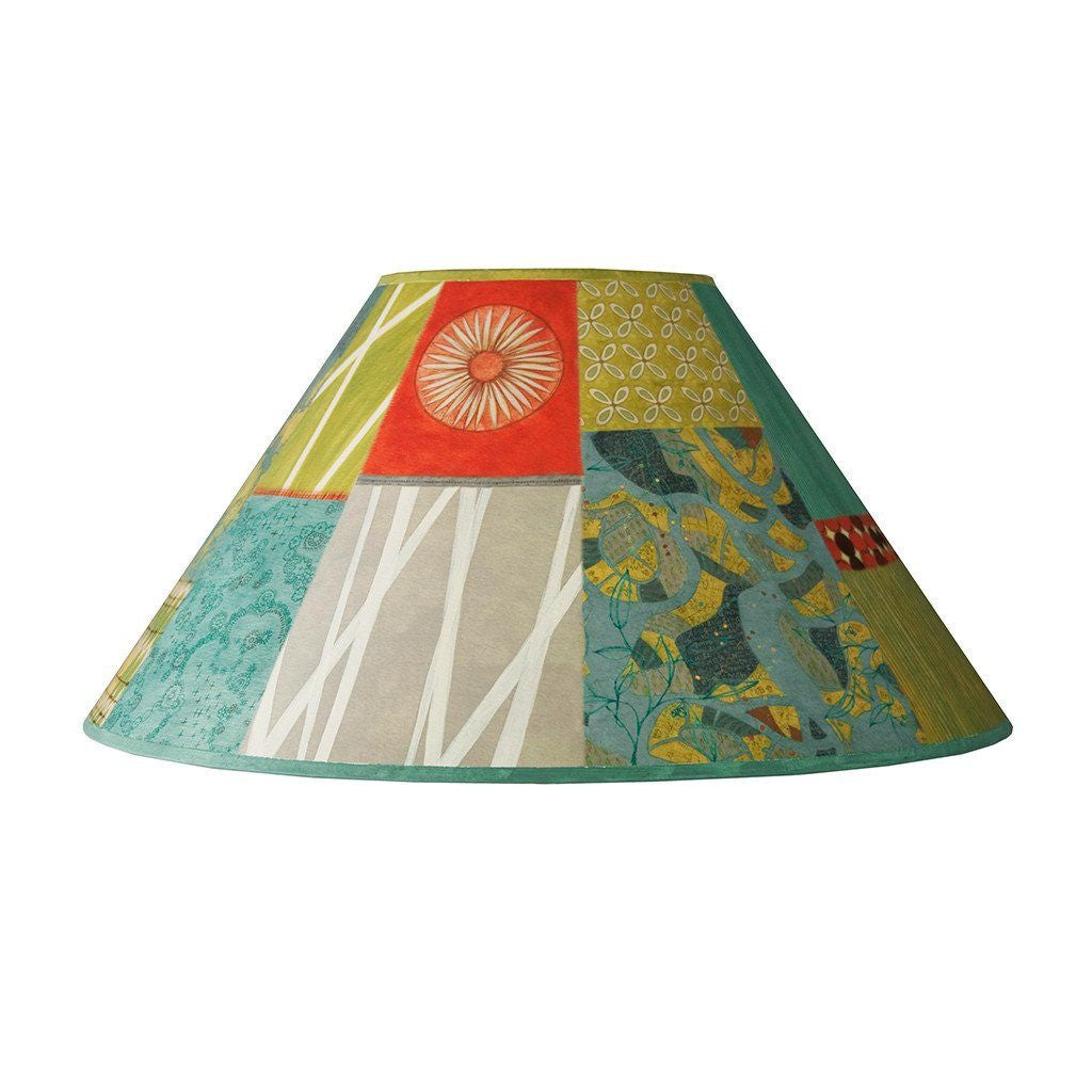 Janna Ugone & Co Lamp Shades Large Conical Lamp Shade in Zest