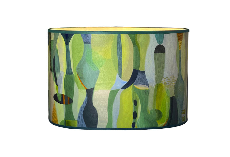 Janna Ugone & Co Lamp Shades Large Drum Lamp Shade in Riviera in Citrus