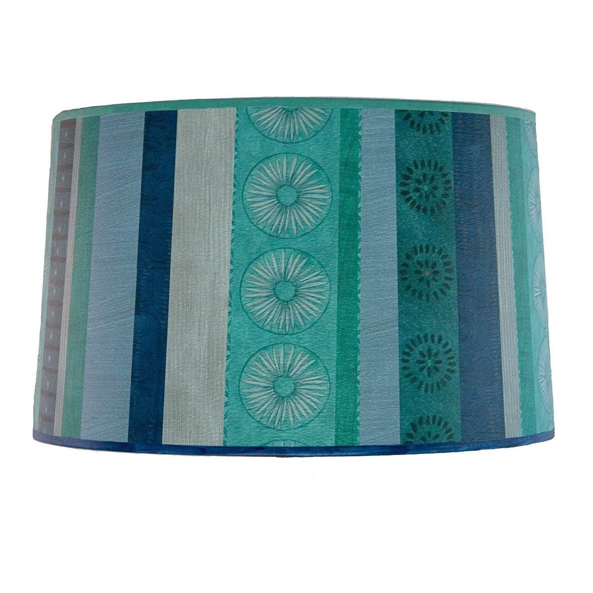 Janna Ugone &amp; Co Lamp Shades Large Drum Lamp Shade in Serape Waters