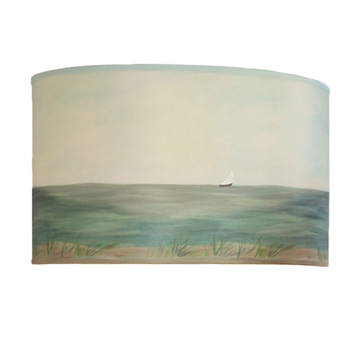 Janna Ugone & Co Lamp Shades Large Drum Lamp Shade in Shore