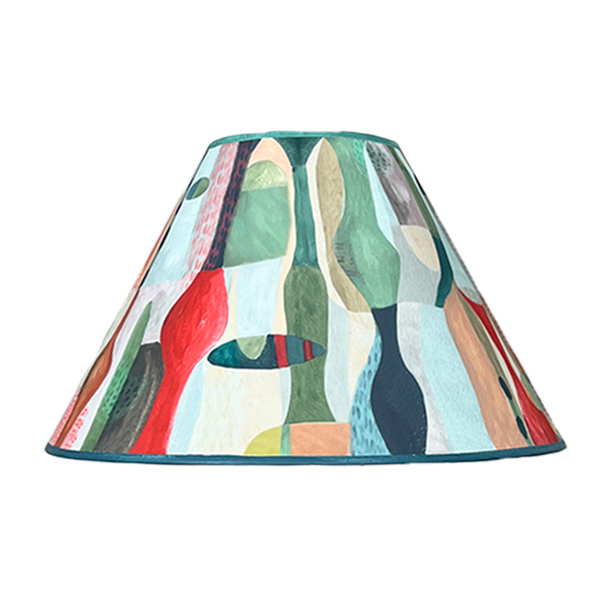 Janna Ugone & Co Lamp Shades Medium Conical Lamp Shade in Riviera in Poppy