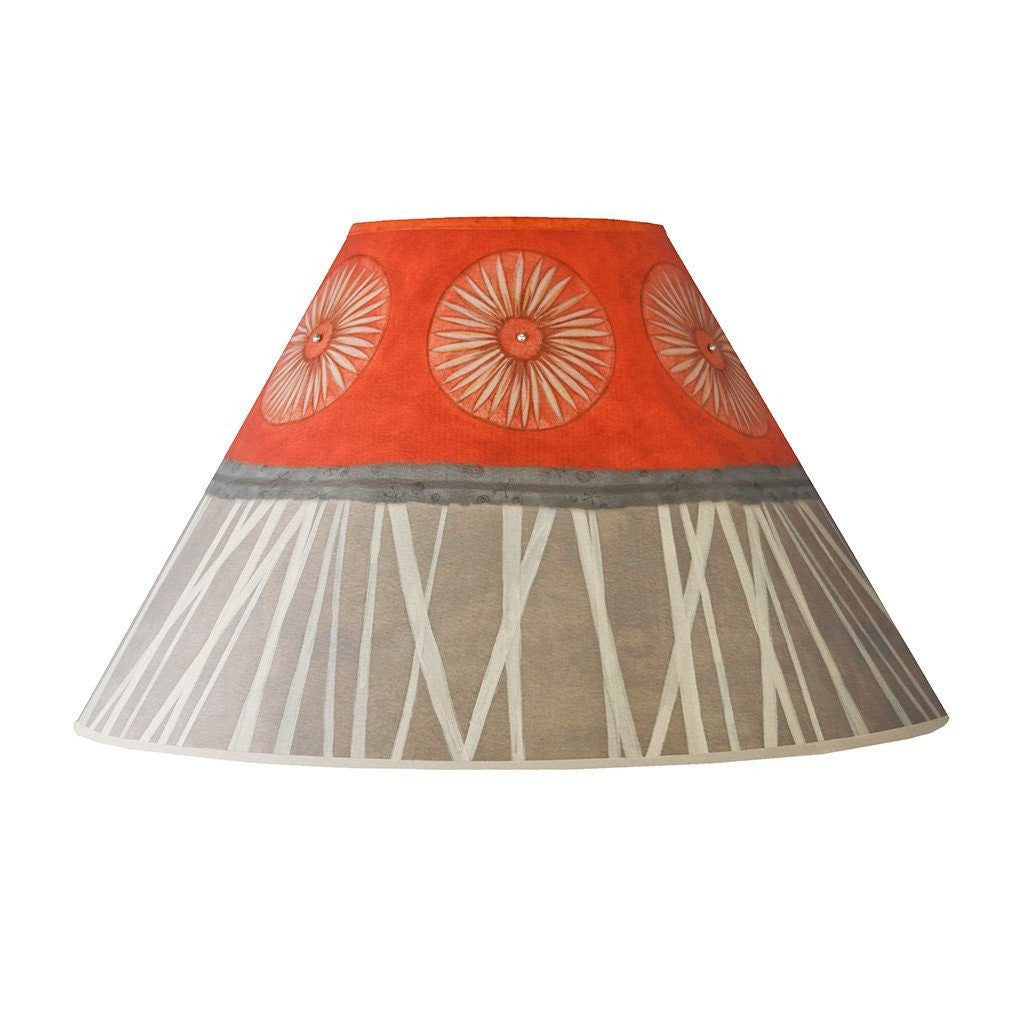 Janna Ugone & Co Lamp Shades Medium Conical Lamp Shade in Tang