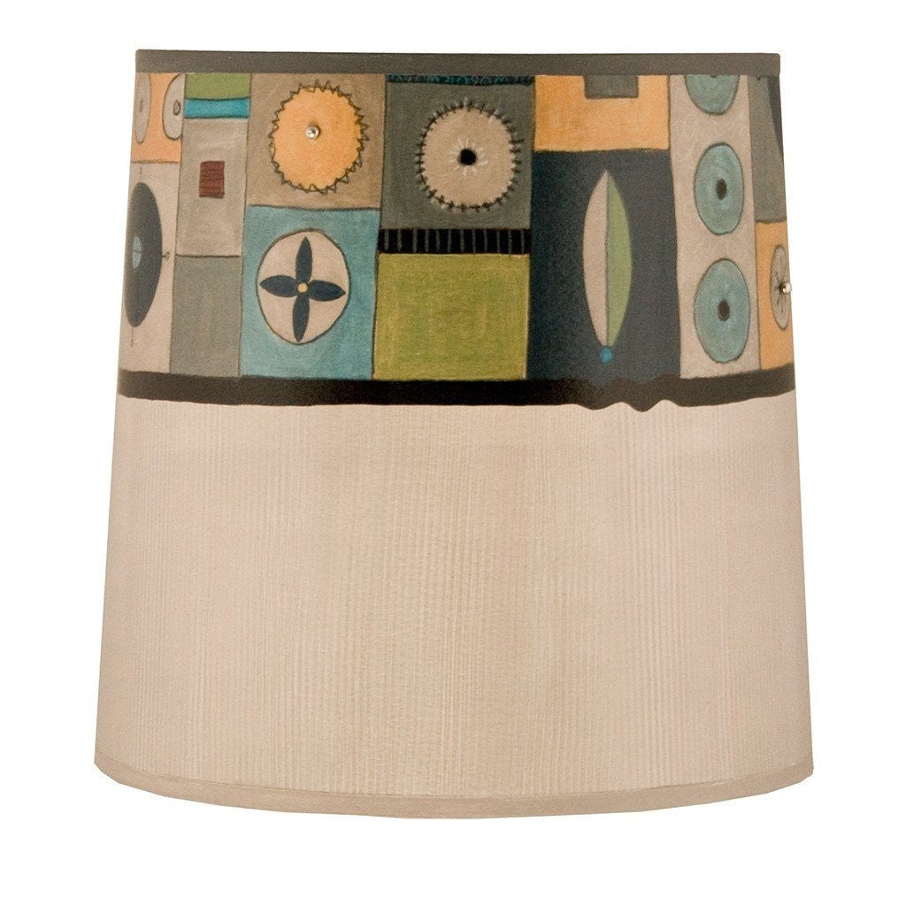 Janna Ugone &amp; Co Lamp Shades Medium Drum Lamp Shade in Lucky Mosaic Oyster