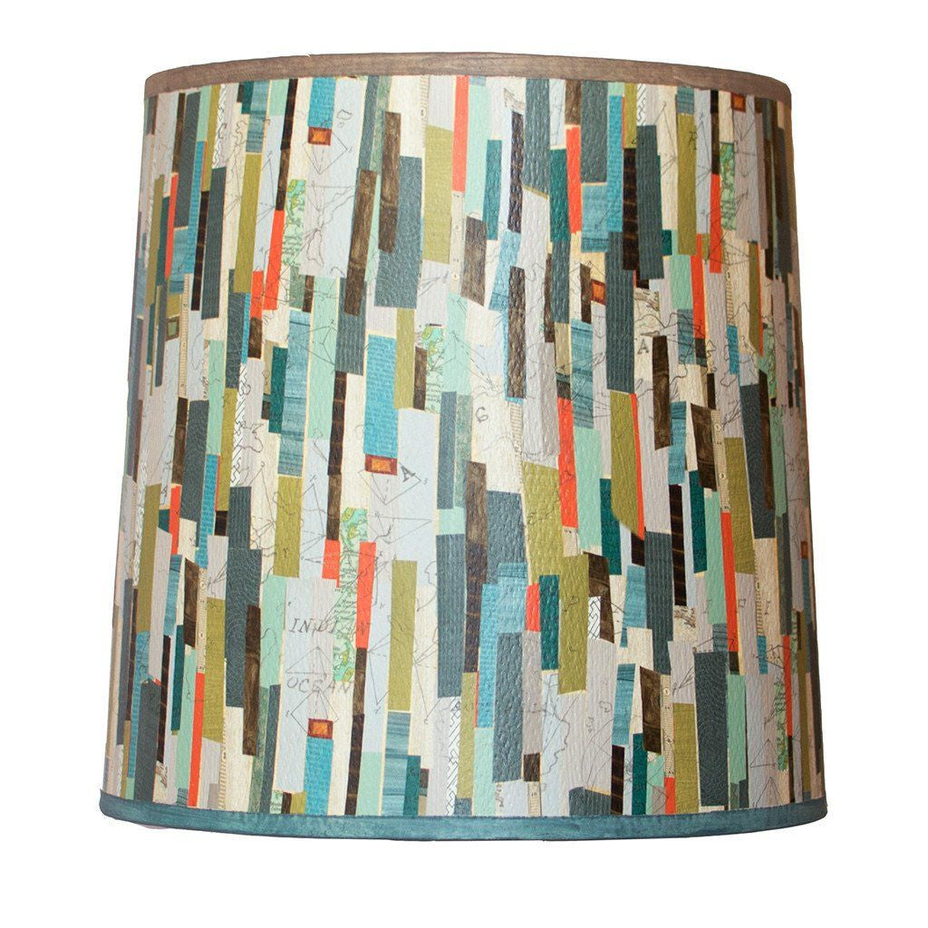 Janna Ugone & Co Lamp Shades Medium Drum Lamp Shade in Papers