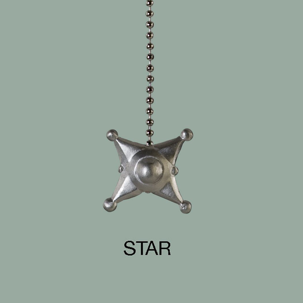 Janna Ugone &amp; Co Pull Chain Star Pewter Pull Chain