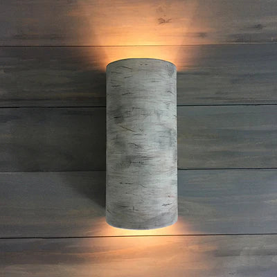 Copper Table Lamp with Large Conical Ceramic Shade in Shade in June Street Border