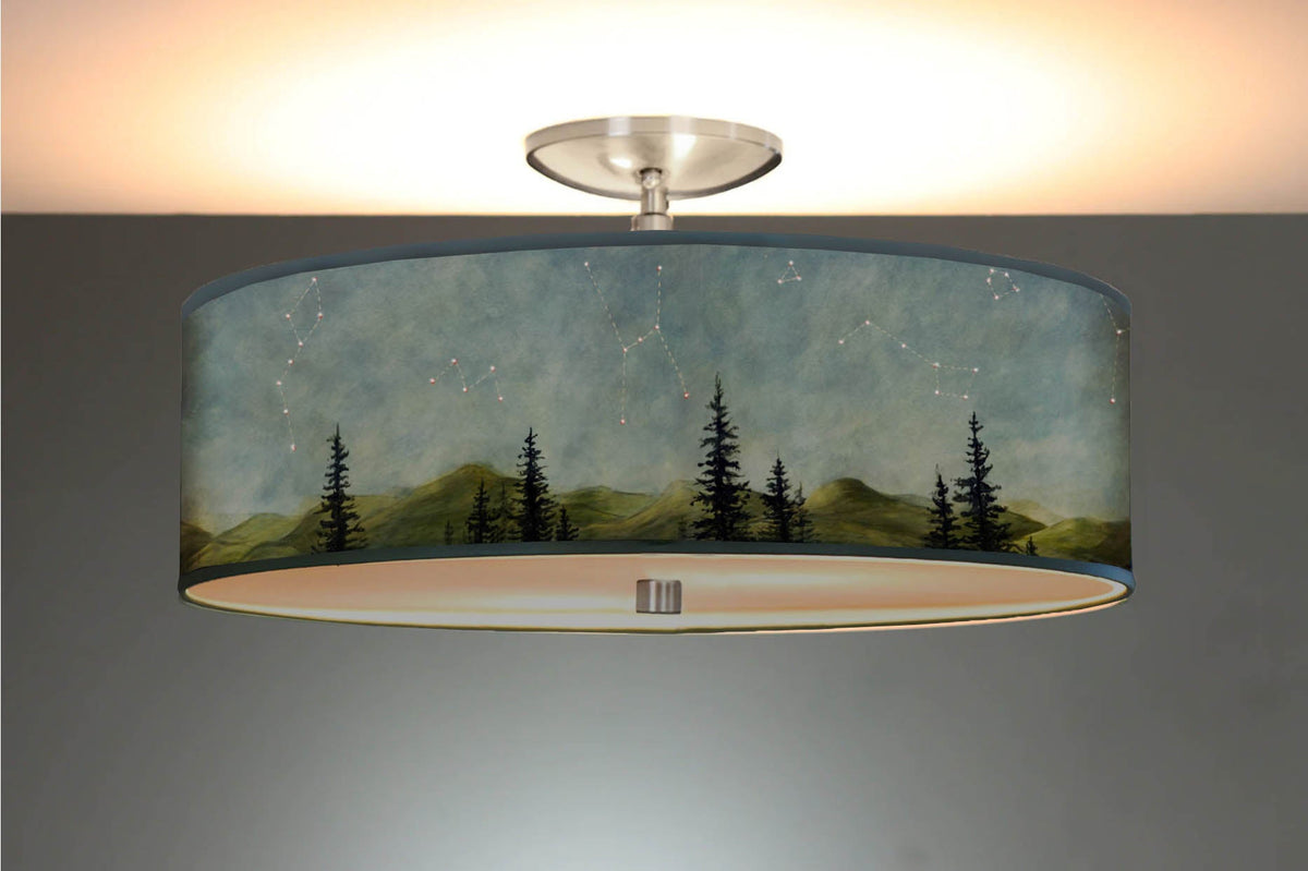Janna Ugone &amp; Co Table Lamps Ceiling Lamp in Midnight