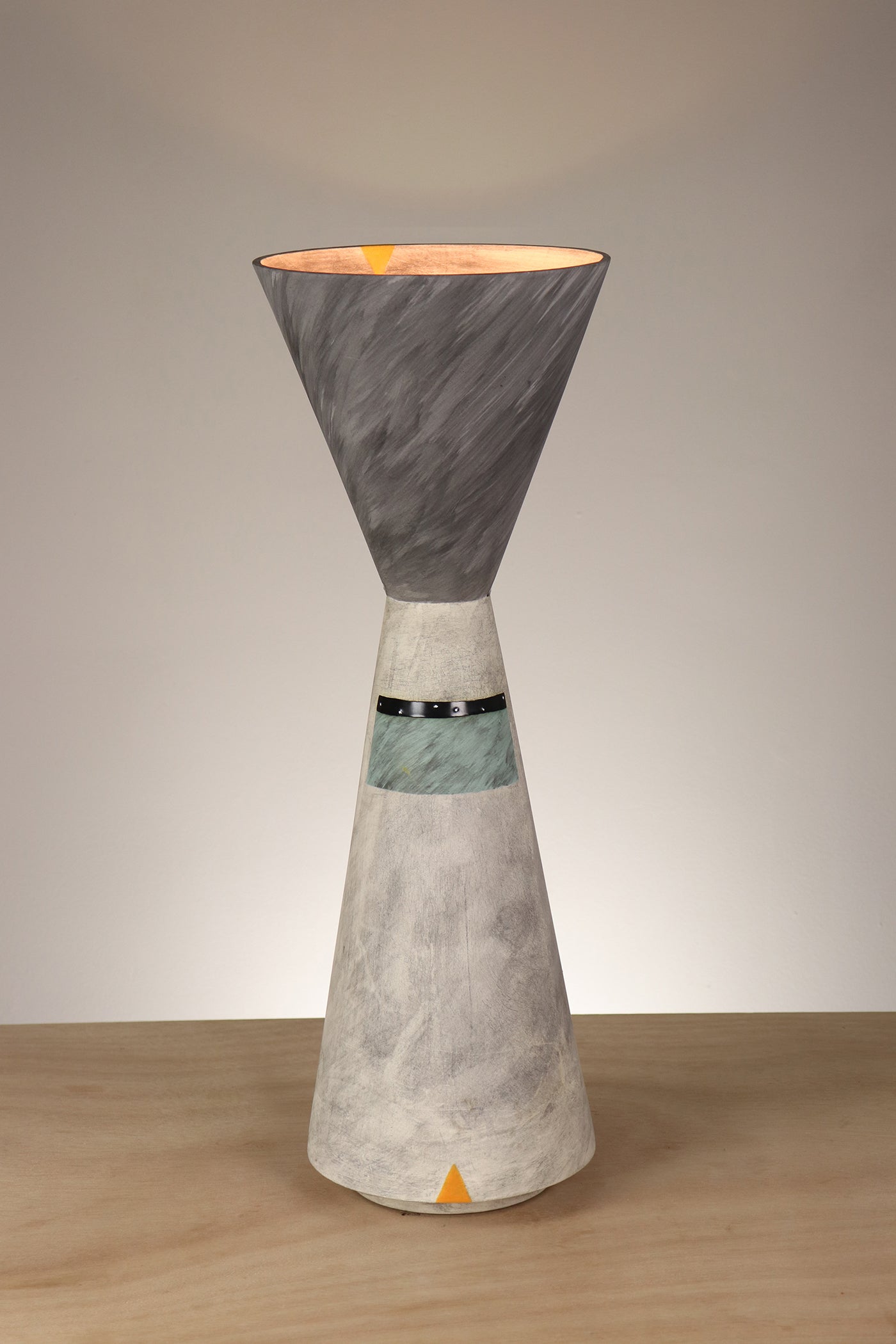 Janna Ugone & Co Ceramic Double Cone Torchiere in ASID