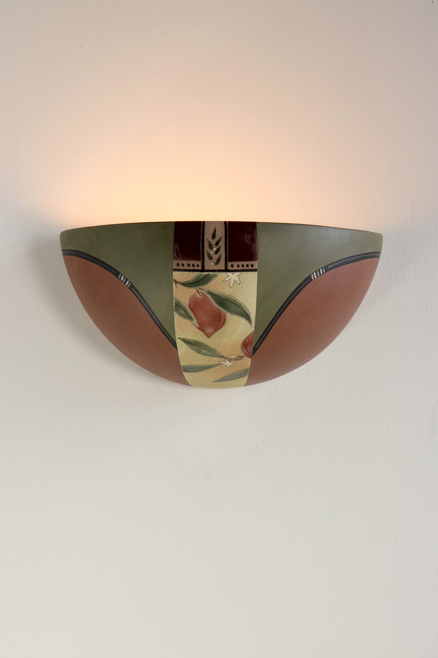 Janna Ugone & Co Wall Sconces Ceramic Half Sphere Sconce in Bermuda