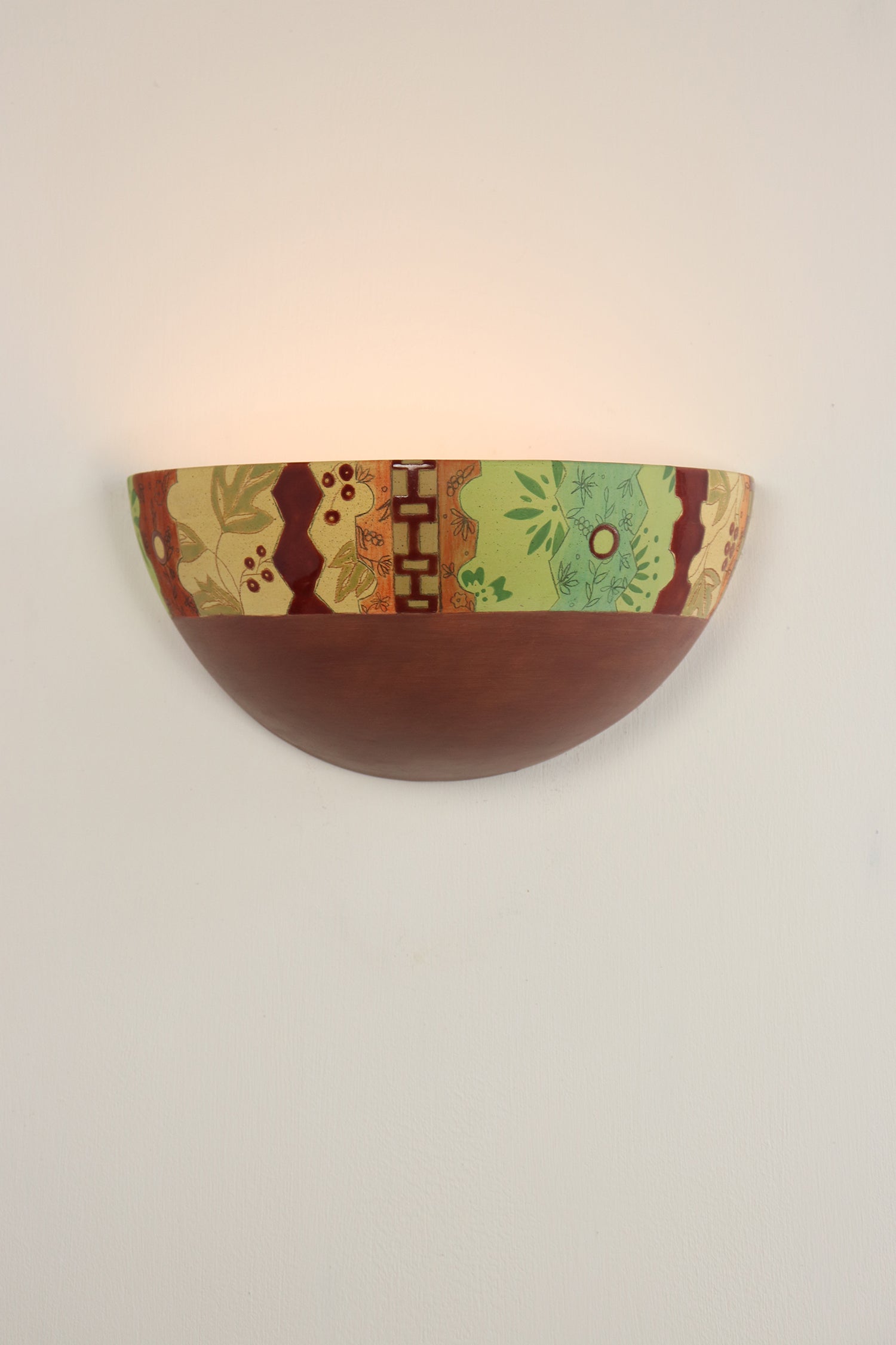 Janna Ugone & Co Wall Sconces Ceramic Half Sphere Sconce in Sundance Artist Cabin