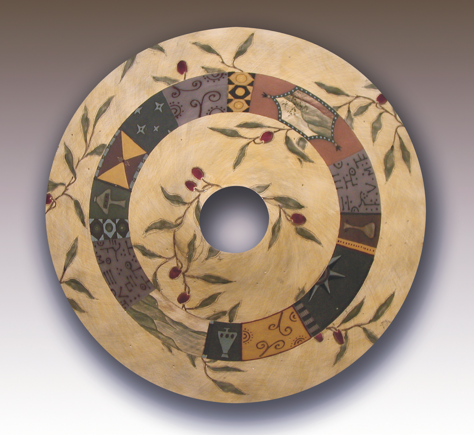 Janna Ugone & Co Lamp Shades Ceramic Lampshade in Olive