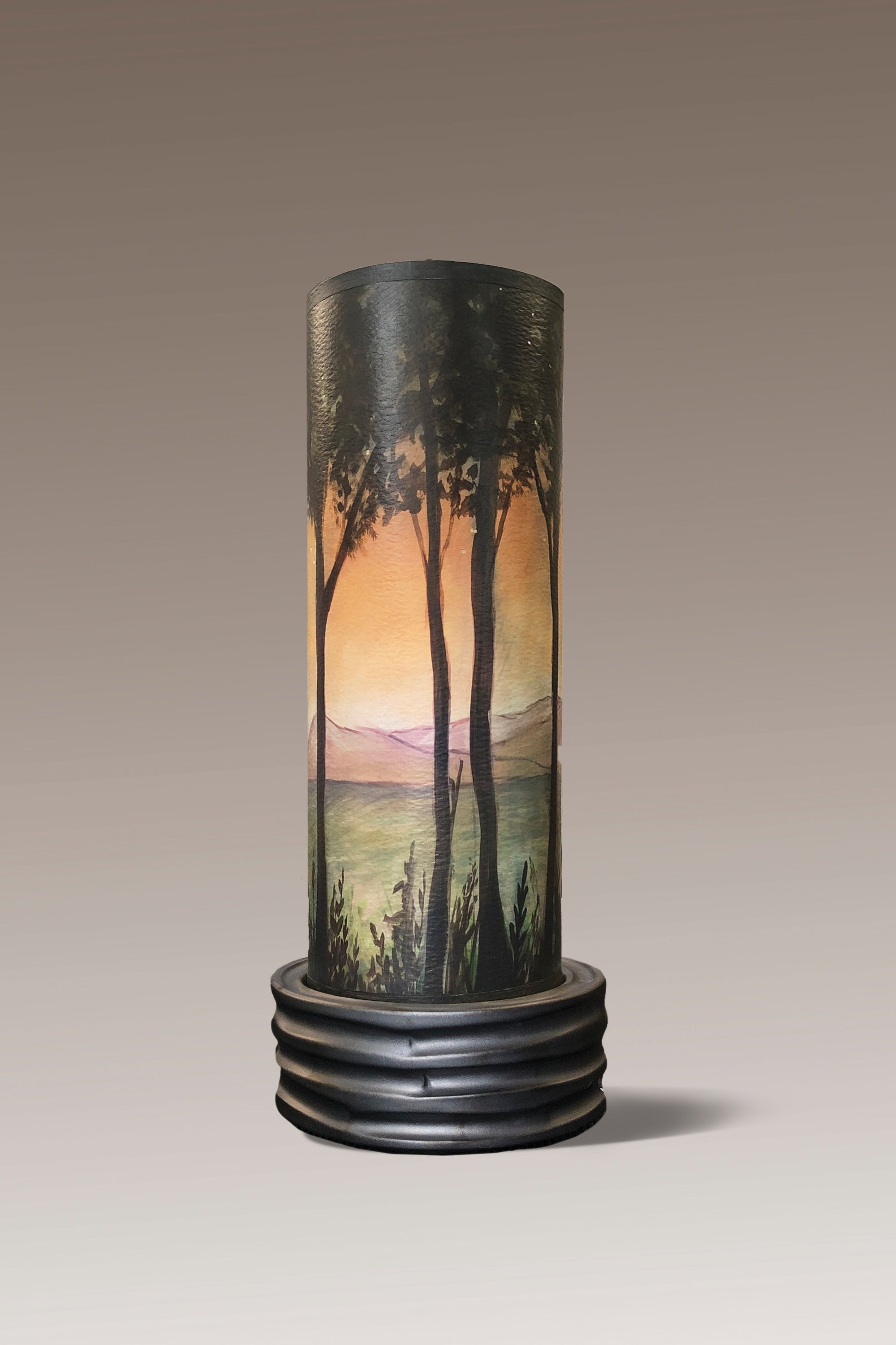 Janna Ugone & Co Luminaires Ceramic Luminaire Accent Lamp with Dawn Shade