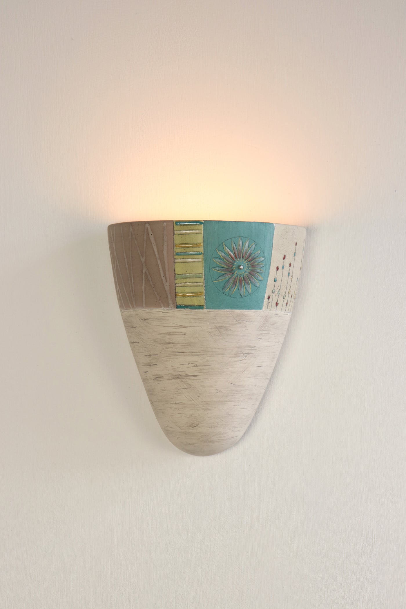 Janna Ugone & Co Wall Sconces Ceramic Sconce in Modern Field