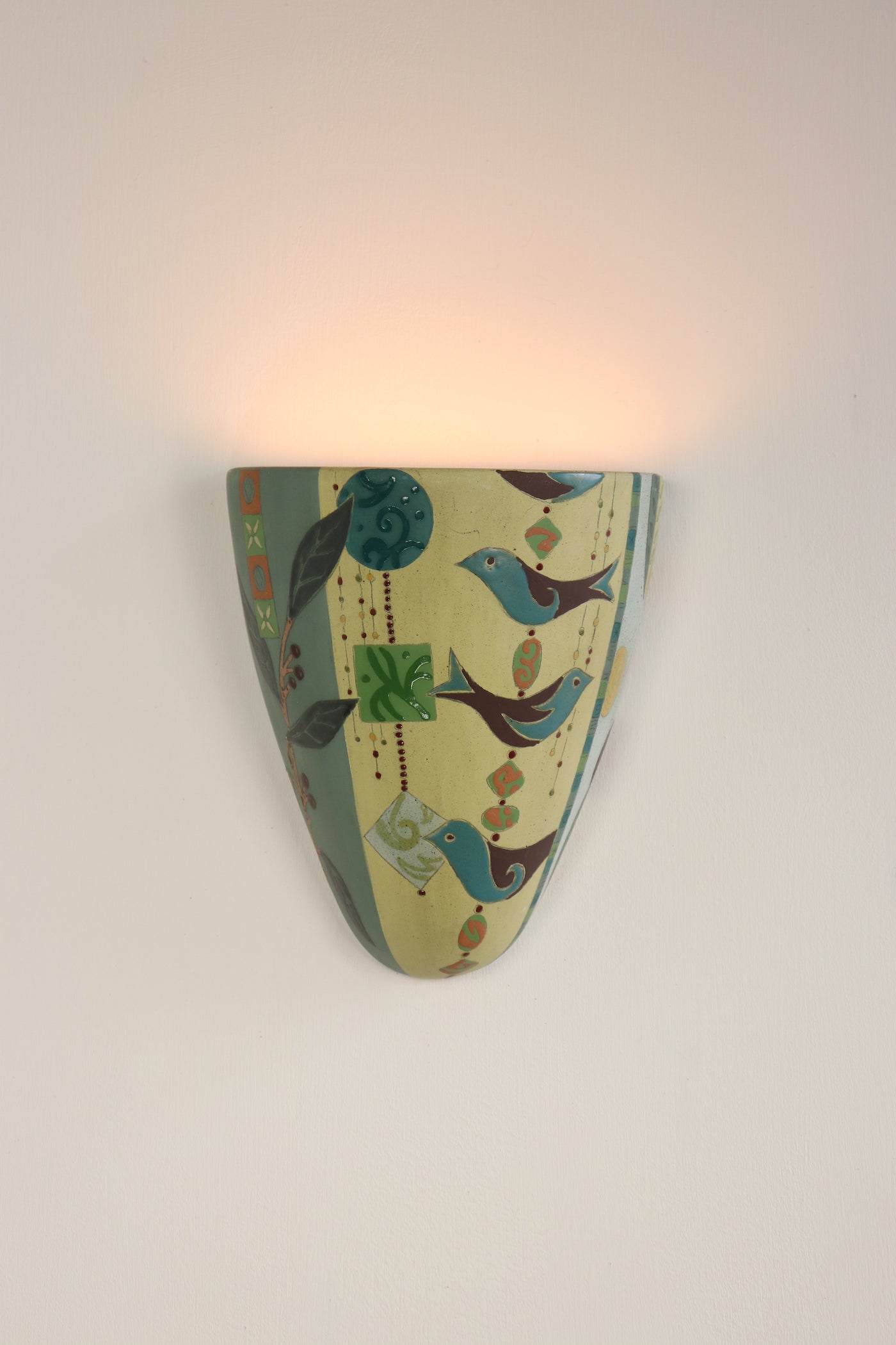 Janna Ugone & Co Wall Sconces Ceramic Sconce in New Capri
