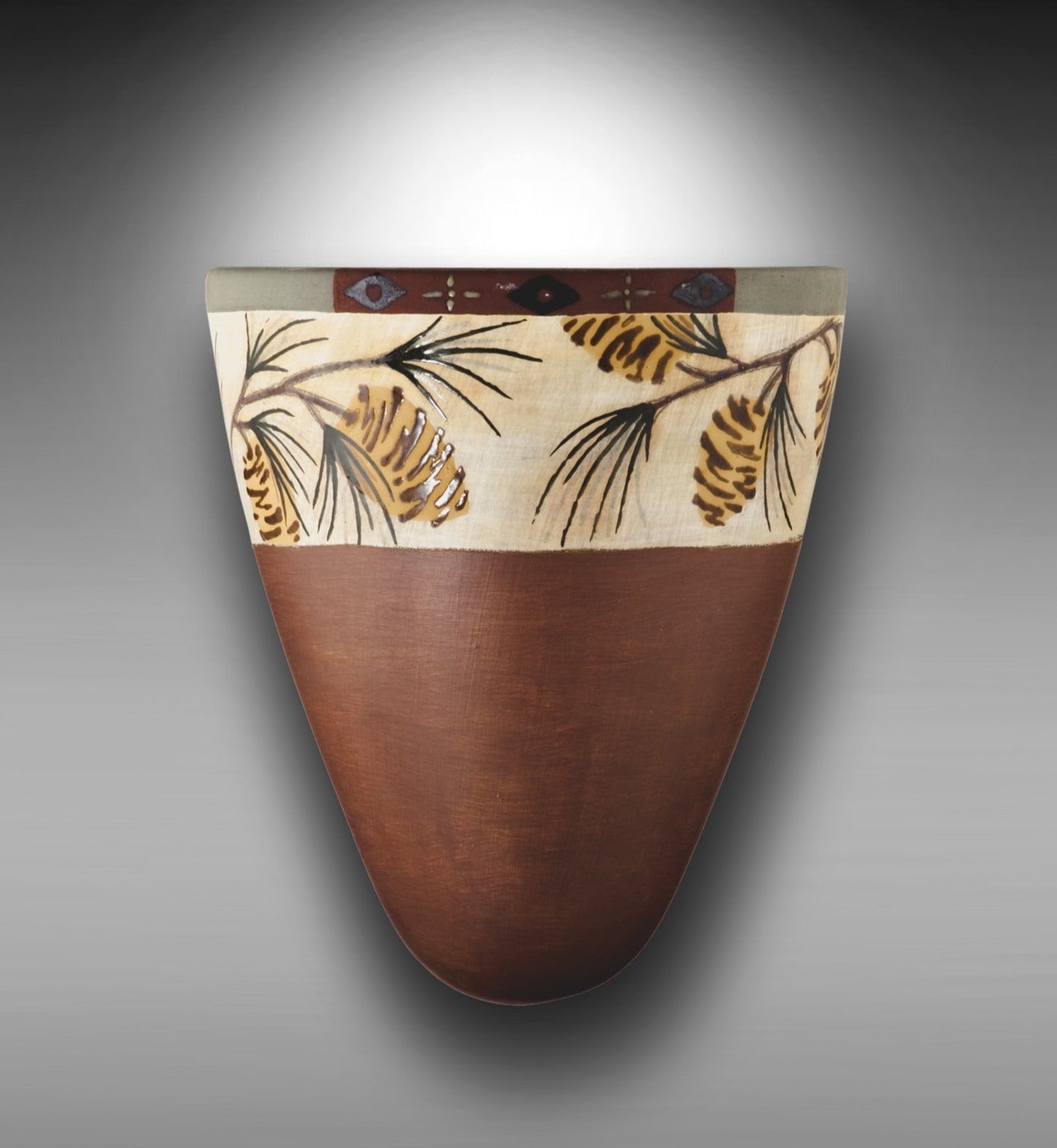 Janna Ugone & Co Wall Sconces Ceramic Sconce in Pine