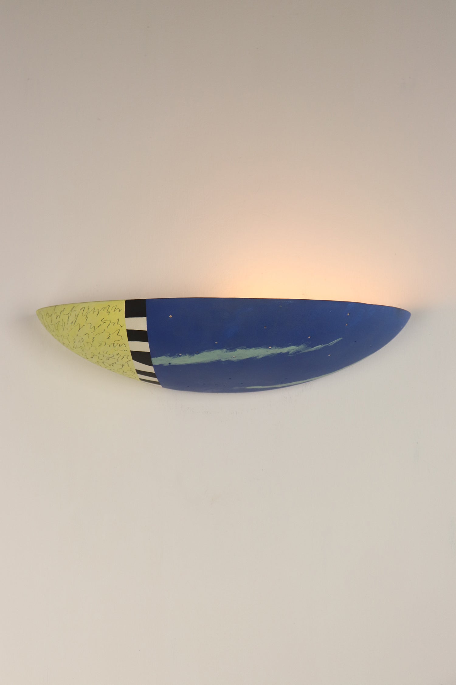Janna Ugone & Co Wall Sconces Ceramic Shallow Sconce in Daylight Constellations