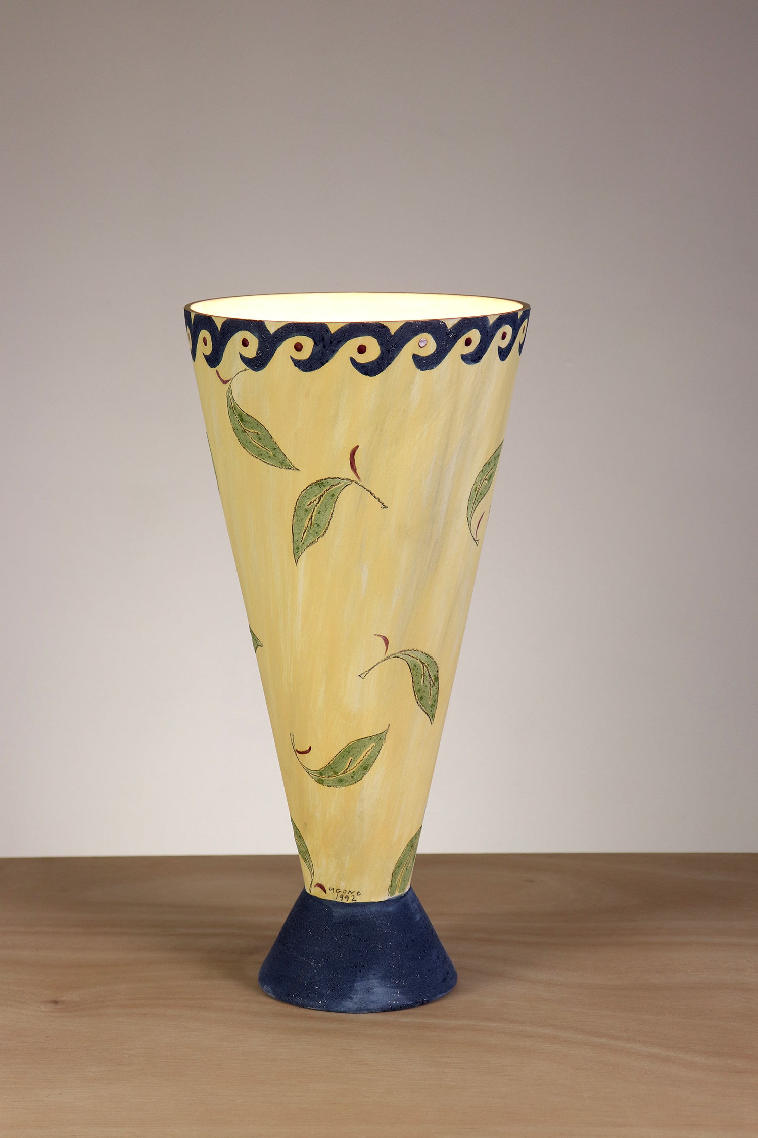 Janna Ugone & Co Ceramic Single Cone Torchiere in Portugal