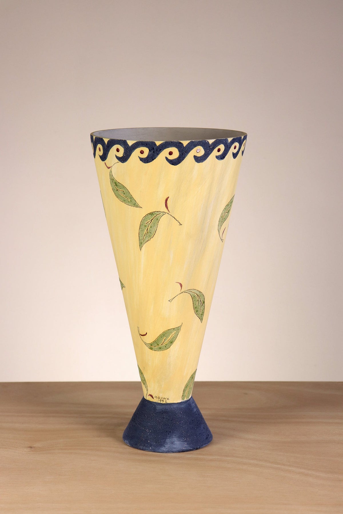 Janna Ugone &amp; Co Ceramic Single Cone Torchiere in Portugal