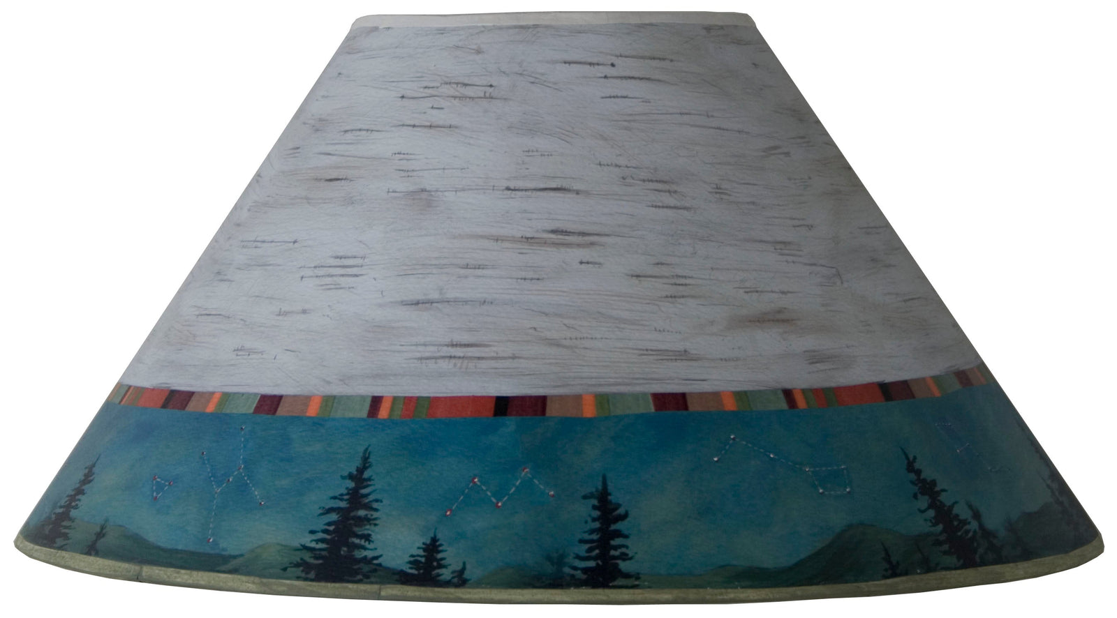 Janna Ugone & Co Lamp Shades Large Conical Lamp Shade in Birch Midnight