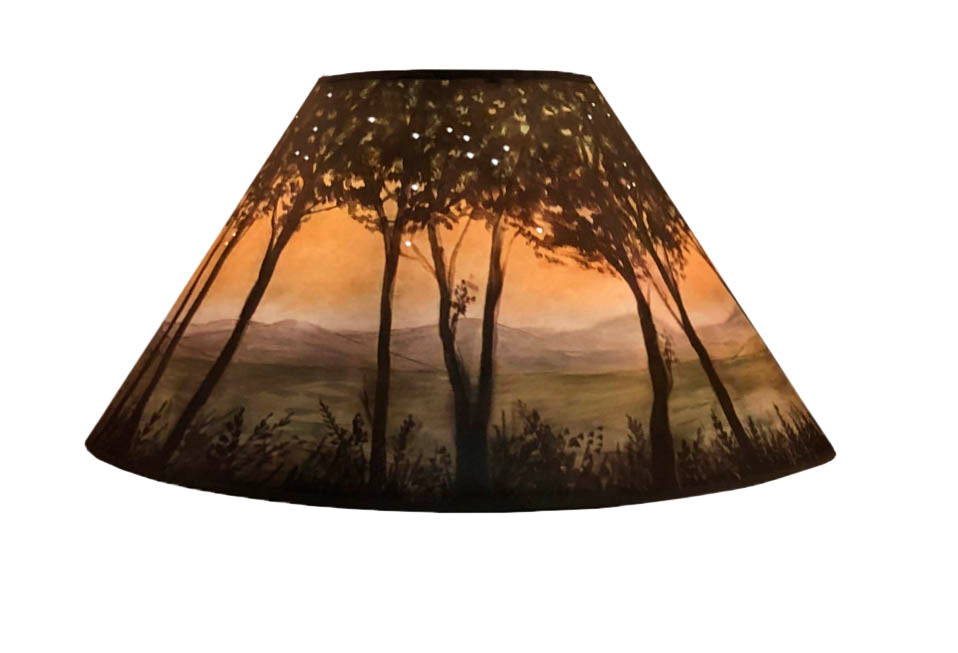 Large Conical Lamp Shade in Dawn