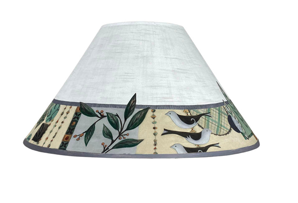 Janna Ugone & Co Lamp Shades Large Conical Lamp Shade in New Capri Opal