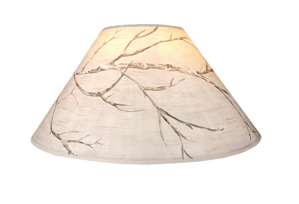Janna Ugone &amp; Co Lamp Shades Large Conical Lamp Shade in Sweeping Branch
