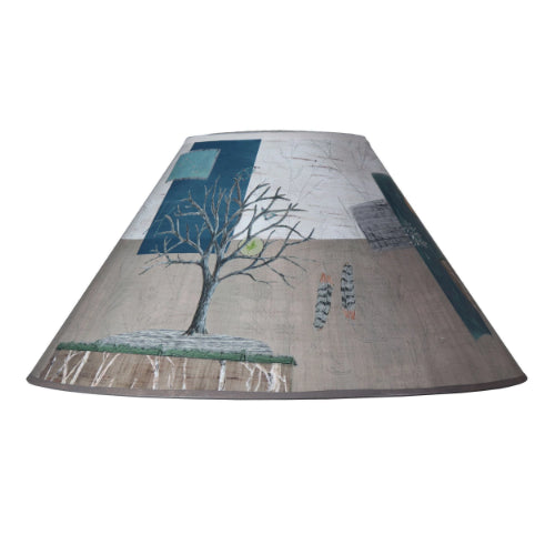 Janna Ugone & Co Lamp Shades Large Conical Lamp Shade in Wander in Drift