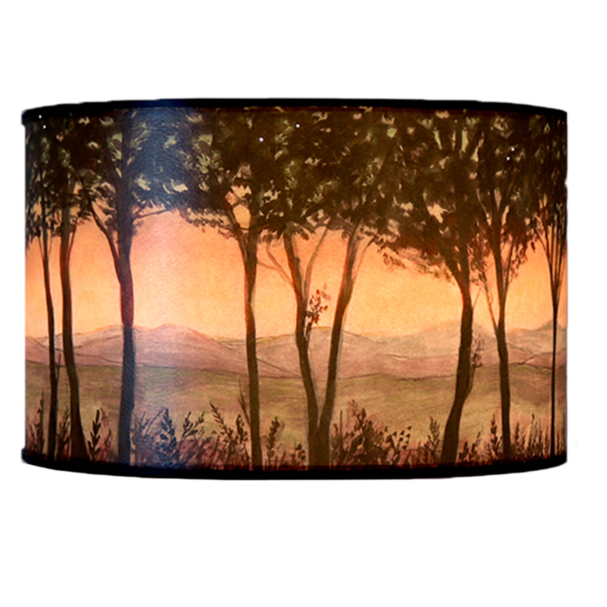 Janna Ugone & Co Lamp Shades Large Drum Lamp Shade in Dawn