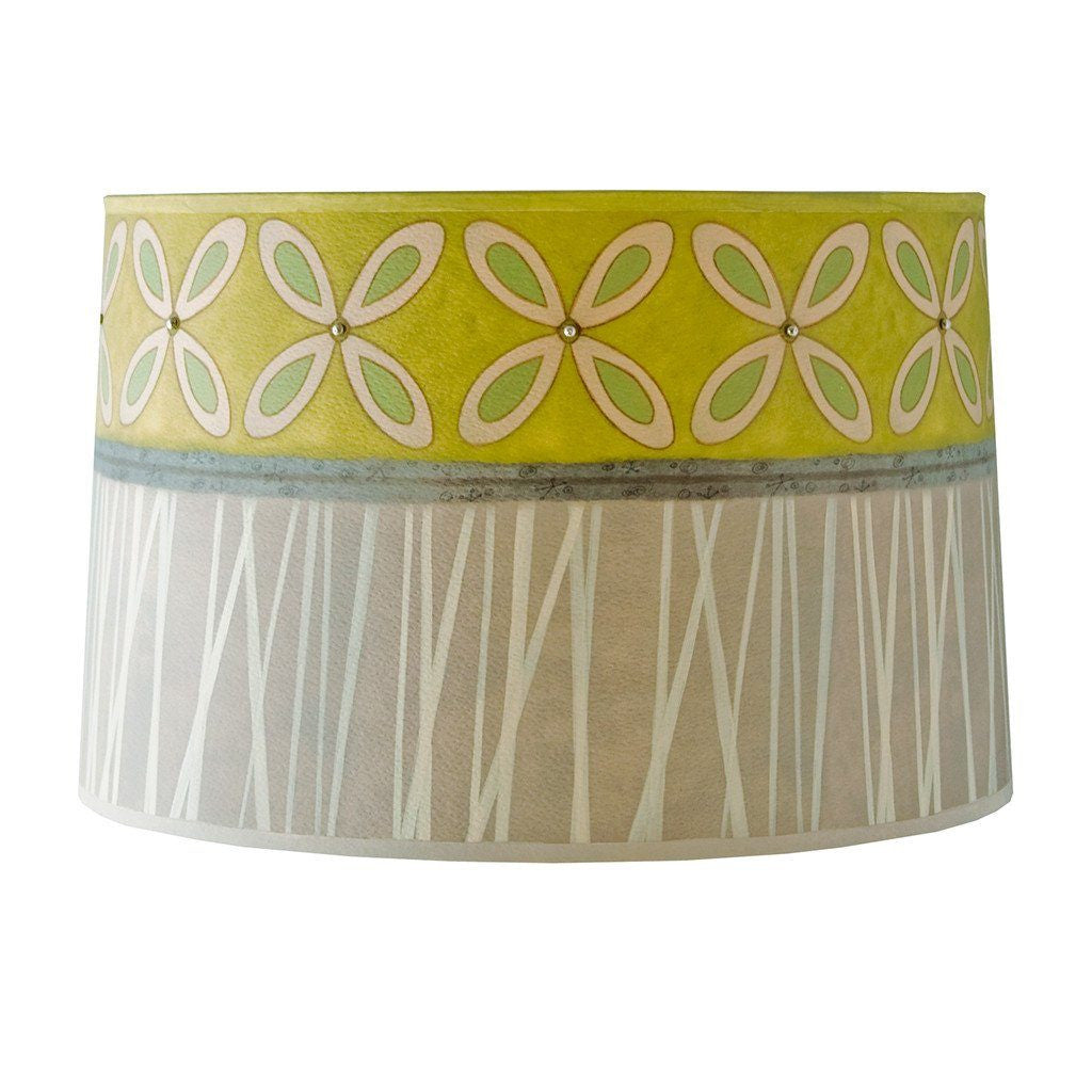 Janna Ugone & Co Lamp Shades Large Drum Lamp Shade in Kiwi