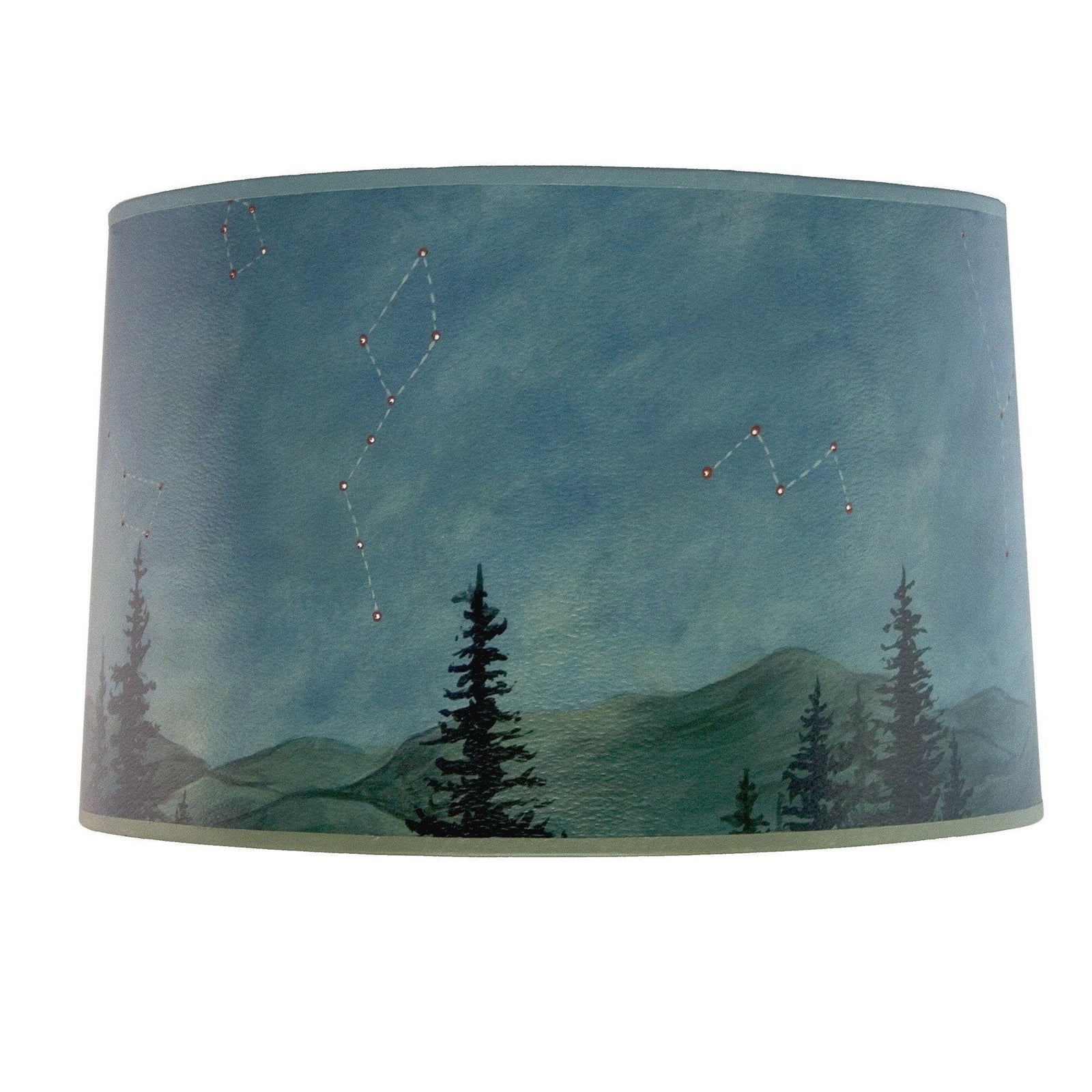 Janna Ugone & Co Lamp Shades Large Drum Lamp Shade in Midnight Sky