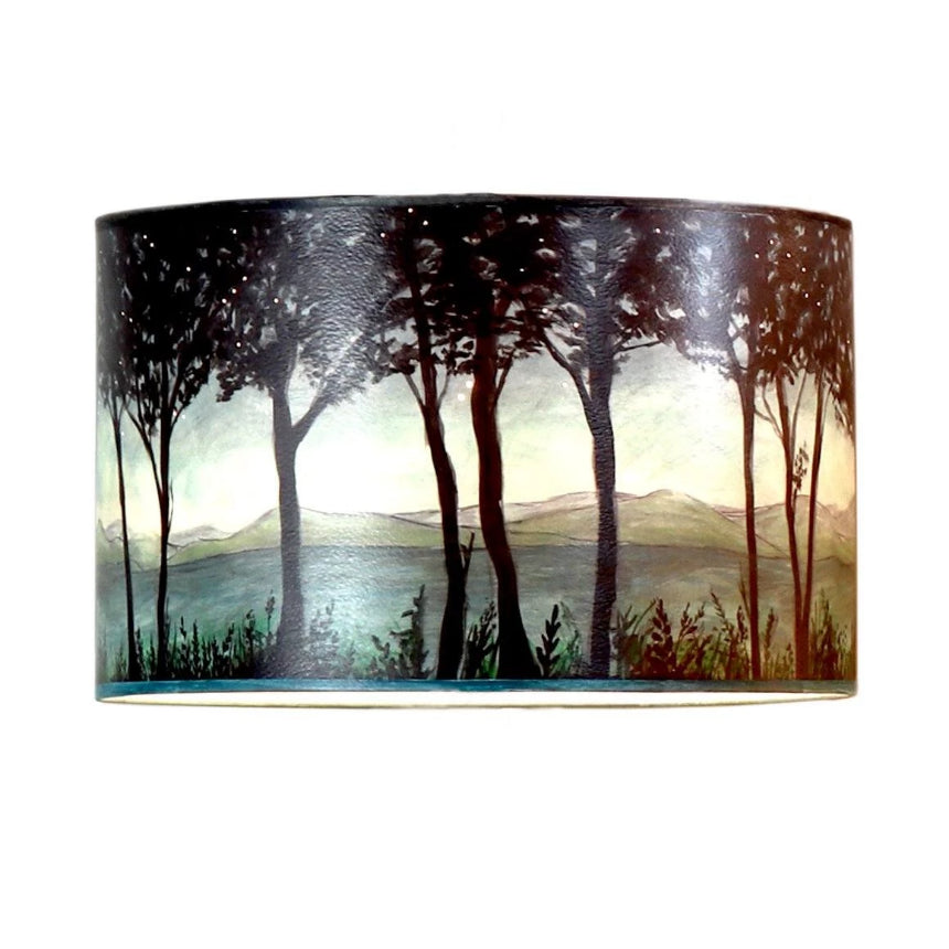Janna Ugone & Co Lamp Shades Large Drum Lamp Shade in Twilight