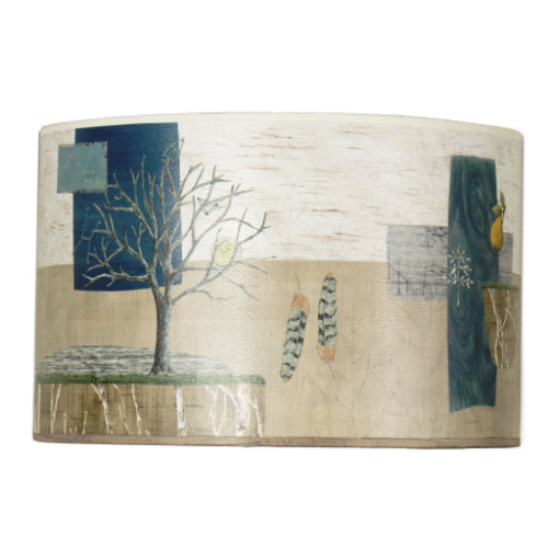Janna Ugone & Co Lamp Shades Large Drum Lamp Shade in Wander in Drift
