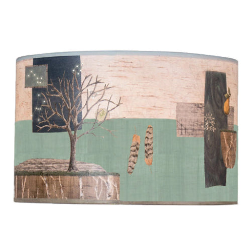 Large Drum Lamp Shade in Wander in Field