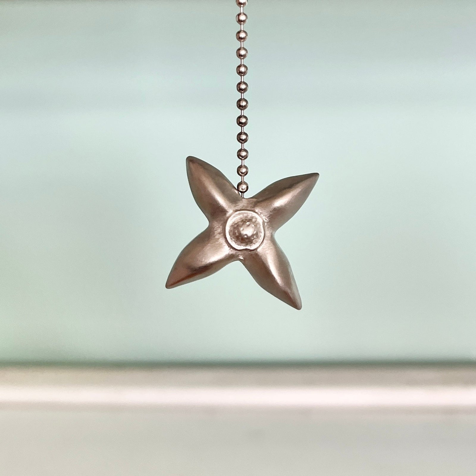 Janna Ugone & Co Pull Chain Large Star Pewter Pull Charm
