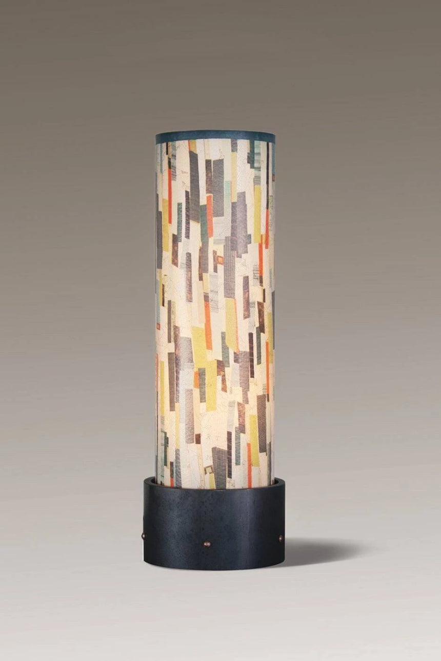 Steel Luminaire Table Lamp with Papers Shade