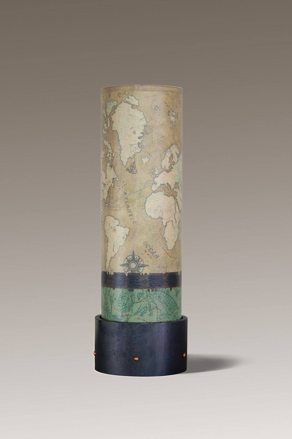 Janna Ugone & Co Luminaires Luminaire Table Lamp with Voyages Shade