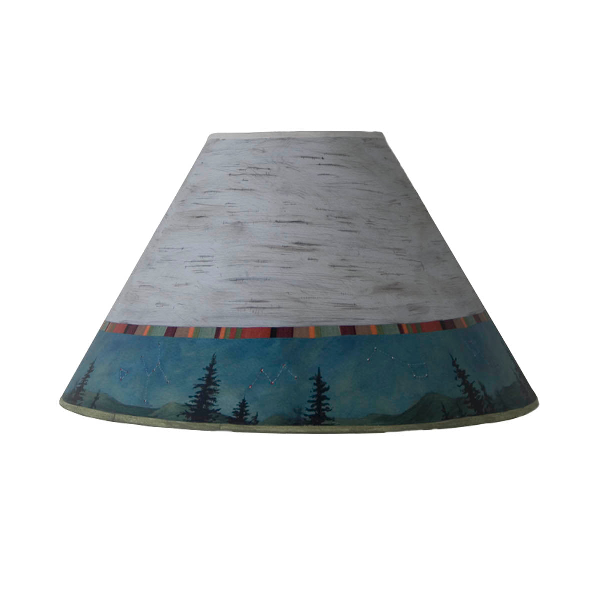 Janna Ugone & Co Lamp Shades Medium Conical Lamp Shade in Birch Midnight