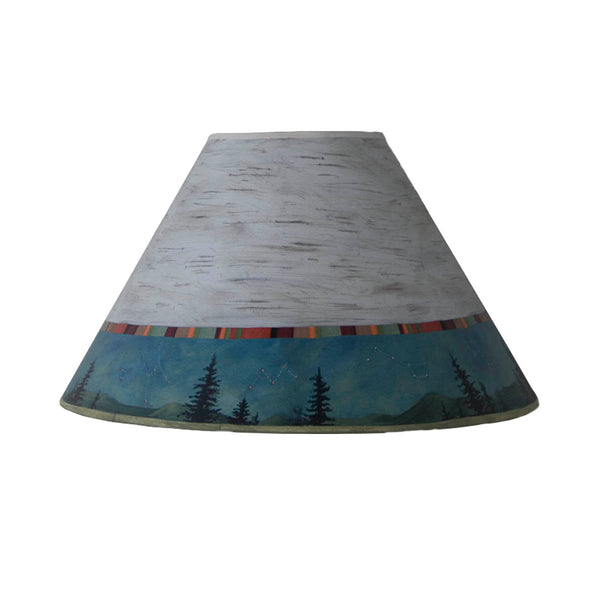 Medium Conical Lamp Shade in Birch Midnight - Janna Ugone & Co