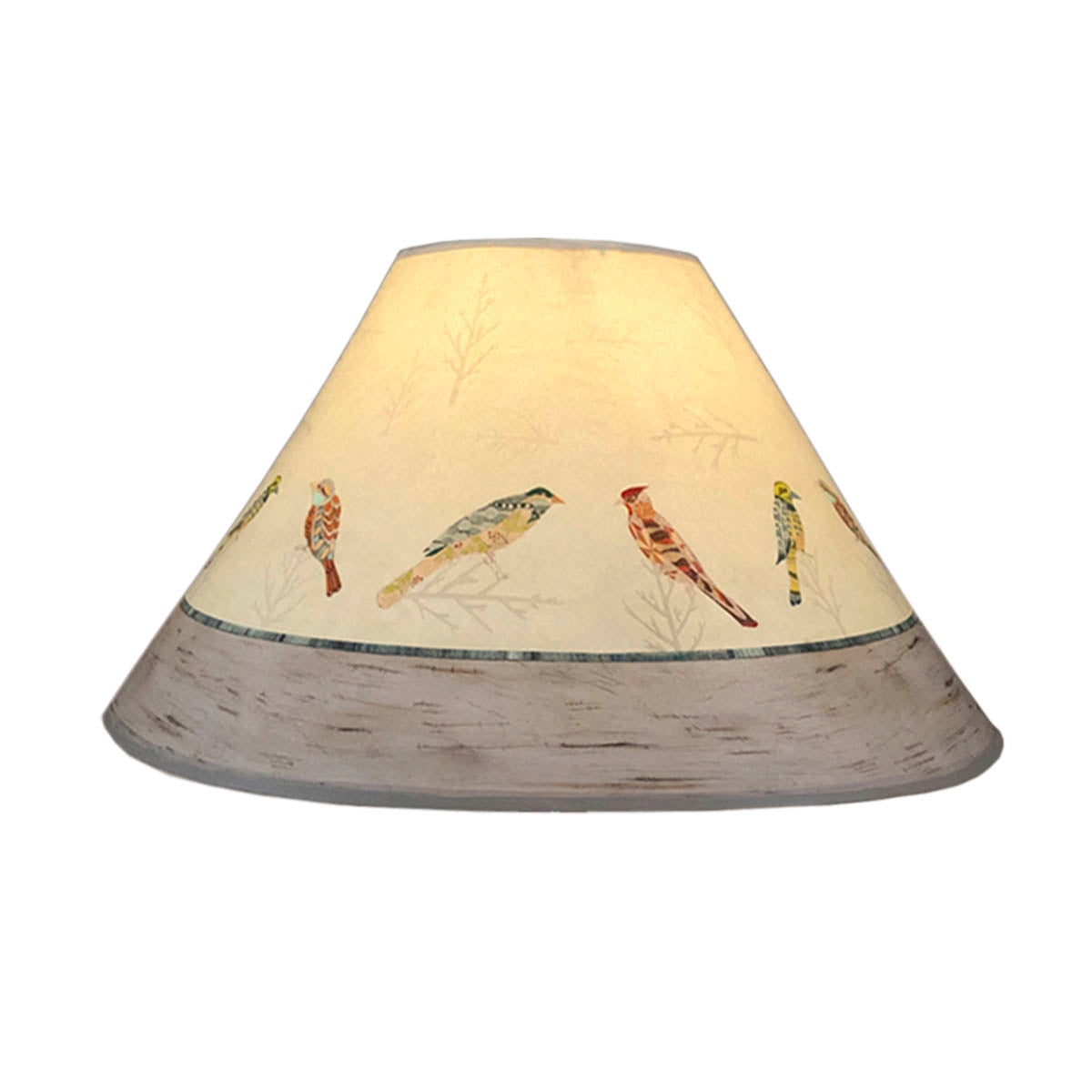 Janna Ugone & Co Lamp Shades Medium Conical Lamp Shade in Bird Friends