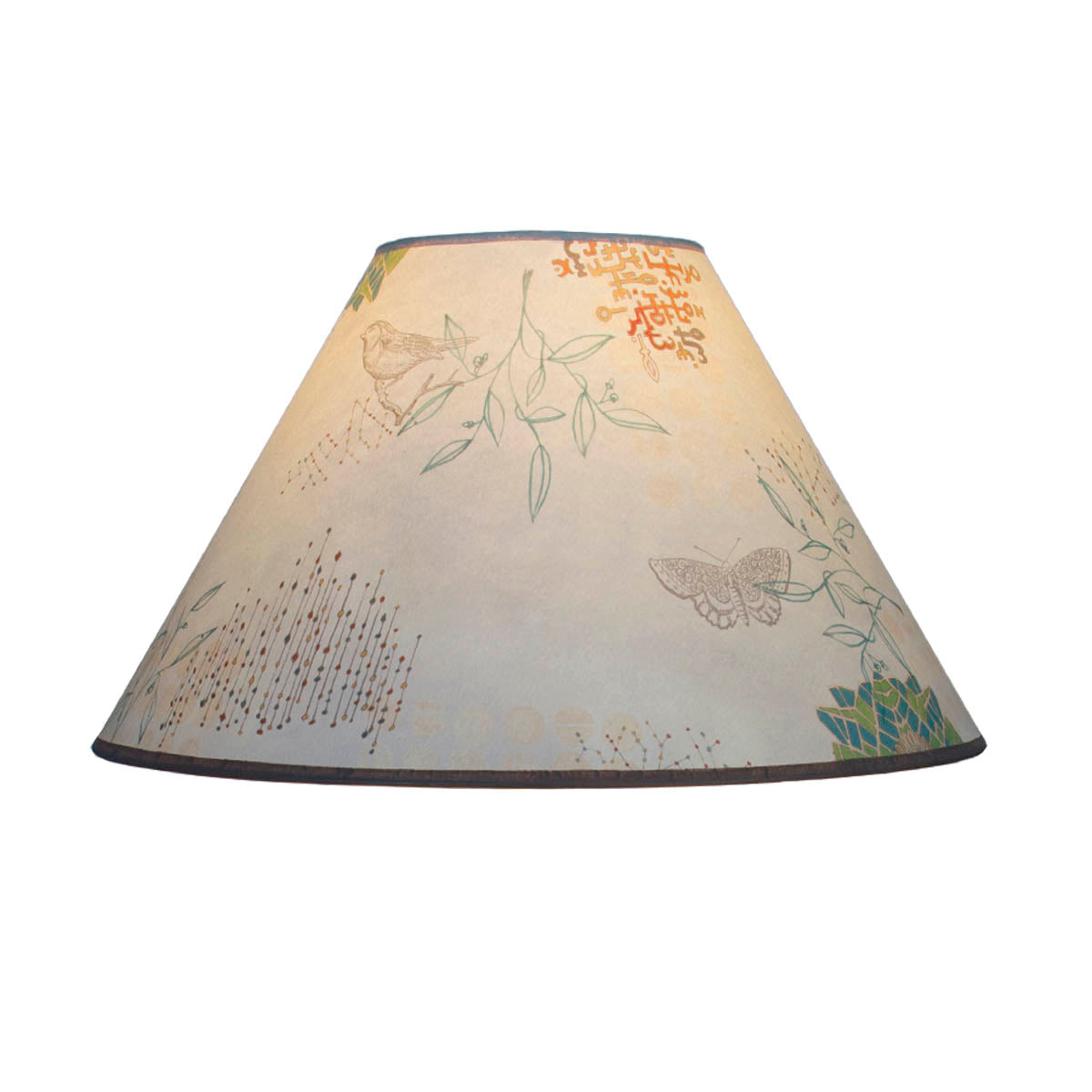 Janna Ugone & Co Lamp Shades Medium Conical Lamp Shade in Ecru Journey