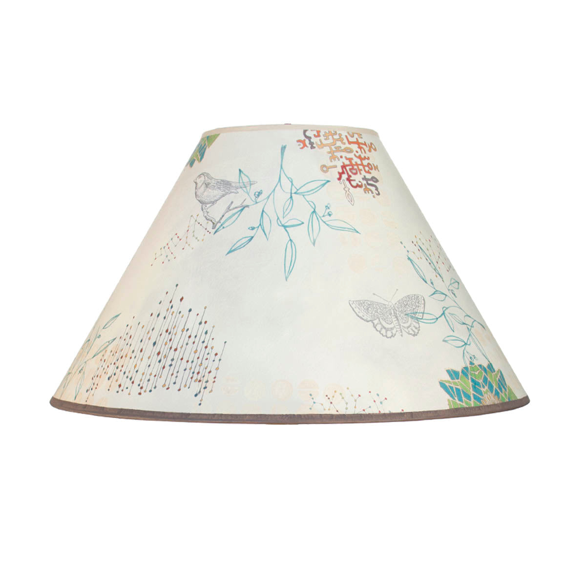 Janna Ugone & Co Lamp Shades Medium Conical Lamp Shade in Ecru Journey
