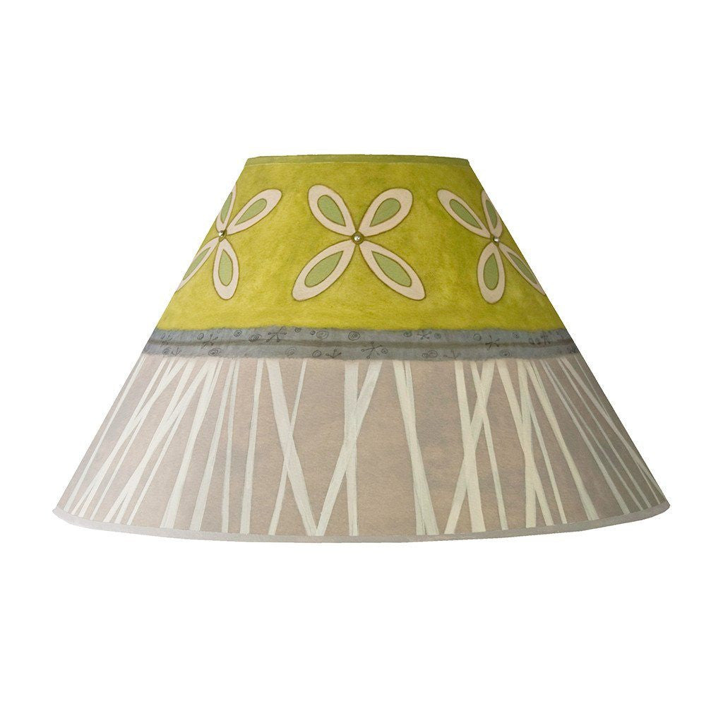 Janna Ugone & Co Lamp Shades Medium Conical Lamp Shade in Kiwi