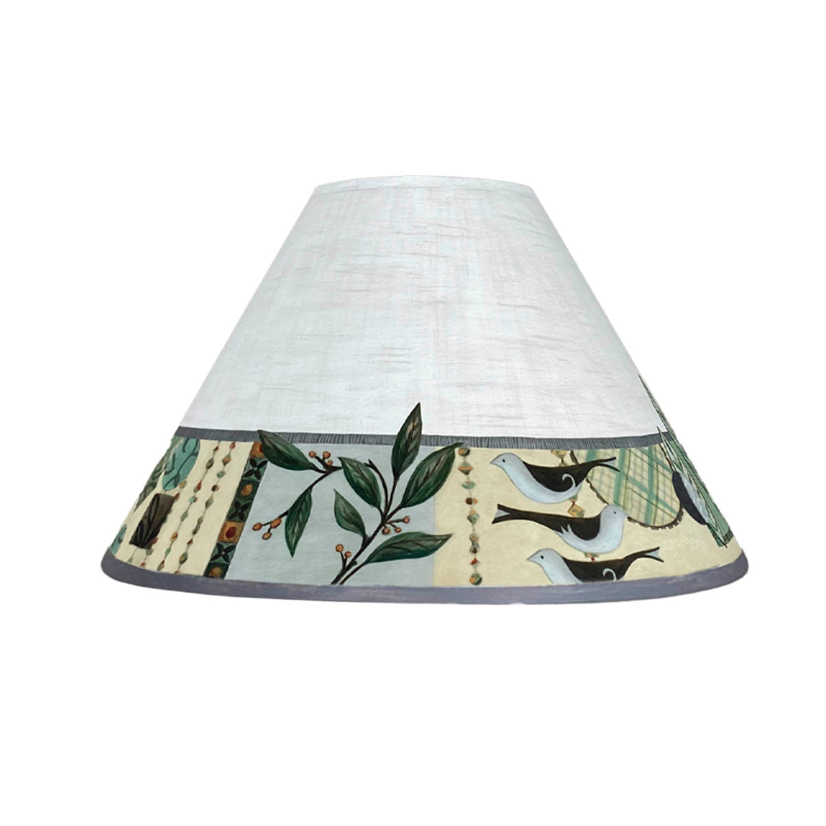 Janna Ugone & Co Lamp Shades Medium Conical Lamp Shade in New Capri Opal