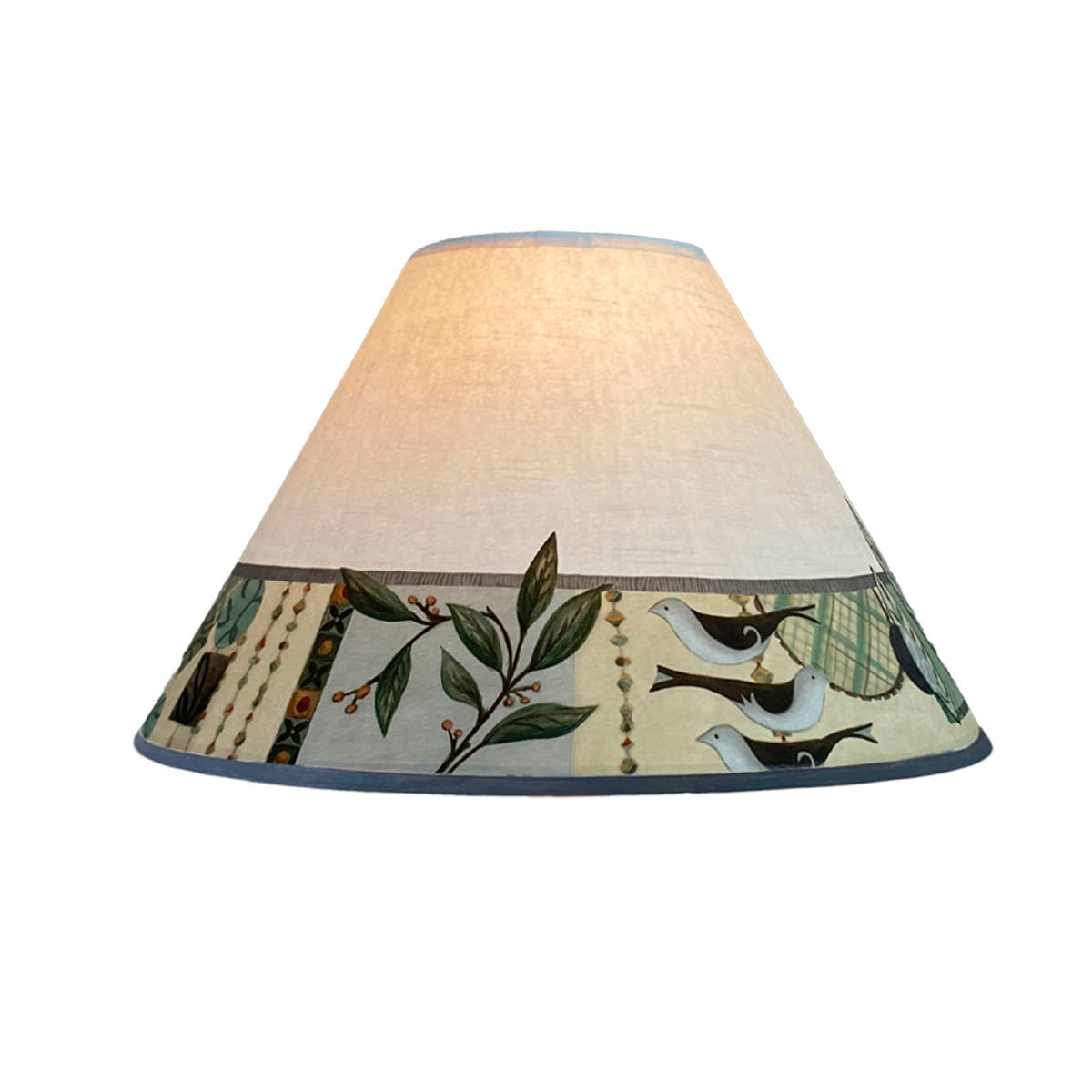Janna Ugone & Co Lamp Shades Medium Conical Lamp Shade in New Capri Opal