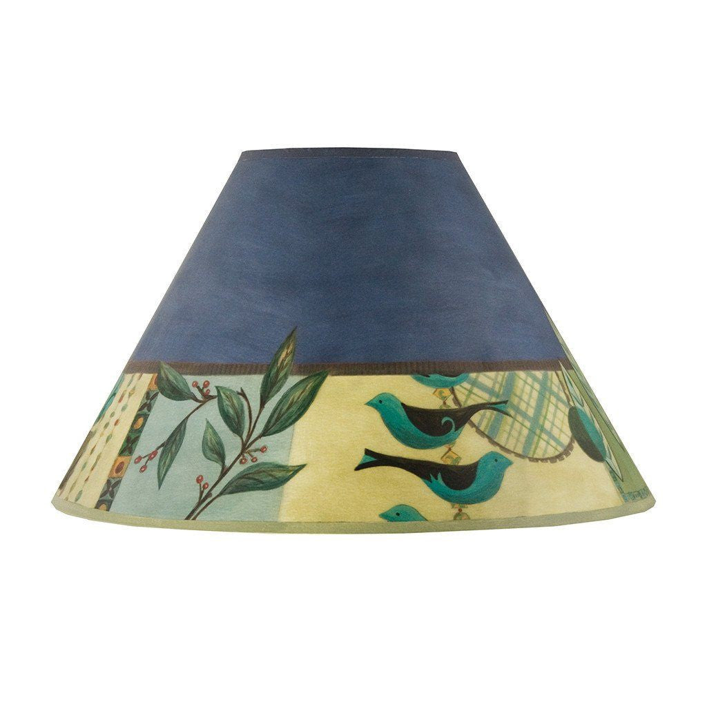 Janna Ugone & Co Lamp Shades Medium Conical Lamp Shade in New Capri Periwinkle